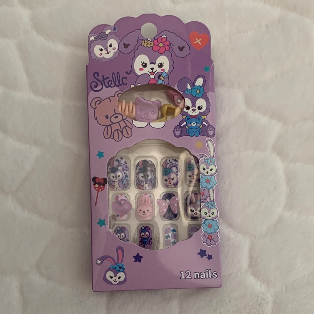 Stella Purple Kids Nail Art Set